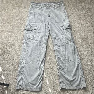 American Eagle Outfitters Gray Cargo Pants